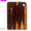 Rosewood Palette Edge Grain Cutting Board - 15" x 10"