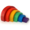 Rainbow Wooden Toy for Early Learners - 7"