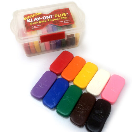 2 Klay On Plus Polymer Clay Oven Bake Economy Pack - 500g