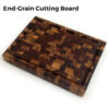 Rosewood End Grain Cutting Board - 13" x 9.5" x 1.4"