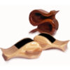 Style Jewelry & Keepsake Box - Mahogany 6" x 6" x 4"