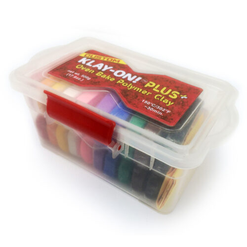 4 Klay On Plus Polymer Clay Oven Bake Economy Pack - 500g