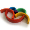 Rainbow Wooden Toy for Early Learners - 7"
