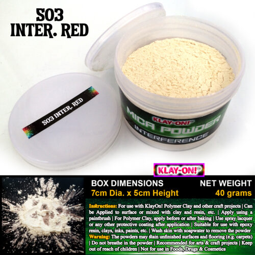 503 Inter Red (ii) Mica Powder Interference Single Color - 40g / 250g