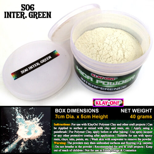 506 Inter Green (ii) Mica Powder Interference Single Color - 40g / 250g