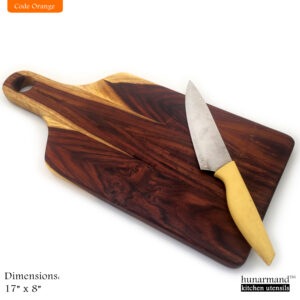Rosewood Paddle Edge-Grain Cutting Board - 17" x 8"