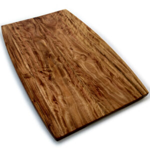 Acacia Parabola Face Grain Cutting Board - 17" x 11"