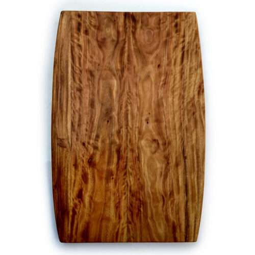 A53_03 Acacia Parabola Face Grain Cutting Board - 17" x 11"