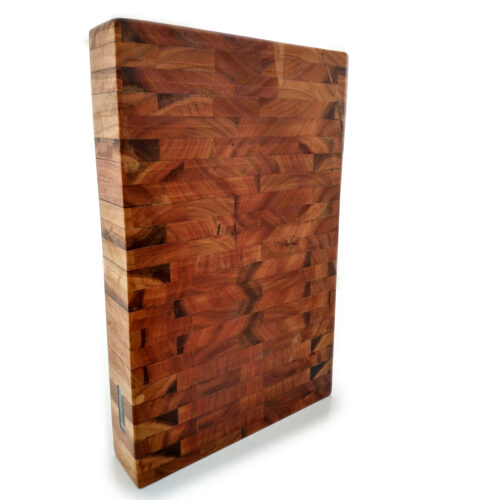 Acacia Large E Acacia Butcher Block End Grain Cutting Board - 17" x 11" x 2.5"