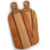 Kettlebell Edge Grain Cutting Board - 20" x 9" Neem, Walnut & Oak