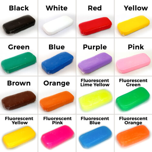 All Colors 25g Bar Klay On Plus Polymer Clay Oven Bake Single Color Bar - 25g
