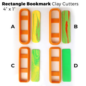 Rectangle Bookmark Clay Cutter - Polymer Clay Cutter