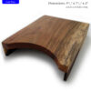 The Quick Cutting Board with Plate - Wooden 9.5" x 7.25" x 2" Face Grain