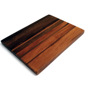 Graduating Mango & Beechwood Edge Grain Cutting Board - 12" x 9"