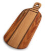 Kettlebell Edge Grain Cutting Board - 20" x 9" Neem, Walnut & Oak