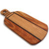 Kettlebell Edge Grain Cutting Board - 20" x 9" Neem, Walnut & Oak