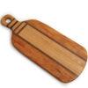 Kettlebell Edge Grain Cutting Board - 20" x 9" Neem, Walnut & Oak