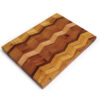 12" x 9" Chevron Wooden Cutting Board - Edge Grain