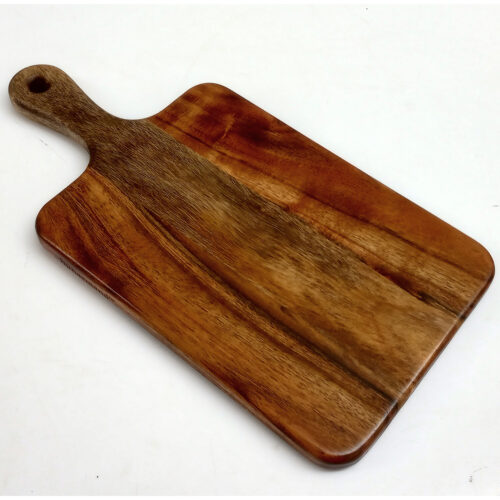 B28a Acacia Oar Face Grain Cutting Board - 16" x 8"