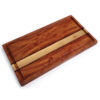 Neem Edge Grain Cutting Board with Oak & Walnut Accent - 17" x 11" x 1.25"