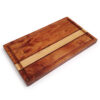Neem Edge Grain Cutting Board with Oak & Walnut Accent - 17" x 11" x 1.25"