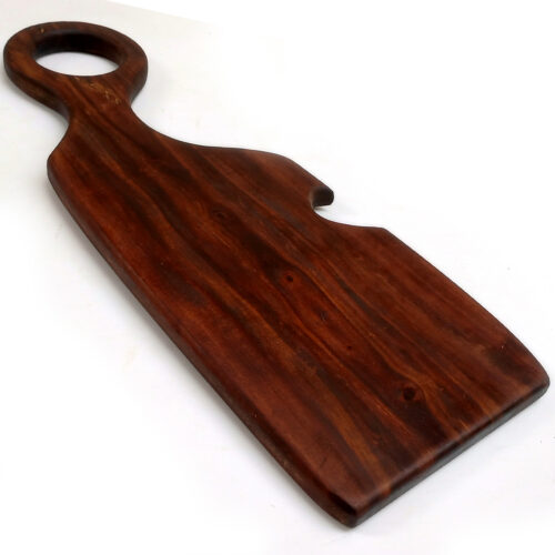 B42 d Rosewood & Neem Couples Face Grain Cutting Board with Stand - 18" x 12"
