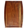 Acacia Parabola Face Grain Cutting Board - 17" x 11"