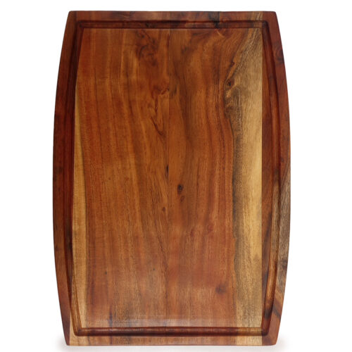 B67 (3) Acacia Parabola Face Grain Cutting Board - 17" x 11"