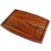 Acacia Parabola Face Grain Cutting Board - 17" x 11"