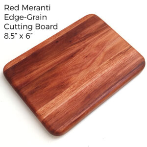 Red Meranti Mini Edge Grain Cutting Board - 8.5" x 6"