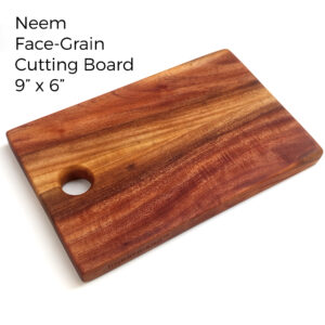 Neem Face Grain Cutting Board - 9" x 6"