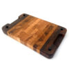 Mango, Mulberry, Oak Butcher Block End Grain Cutting Board - 14" x 9" x 1.3"