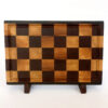 Oak & Mahogany End Grain Cutting Board - 14.5" x 9.5" x 1" Chess Style with Walnut Accent