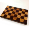 Oak & Mahogany End Grain Cutting Board - 14.5" x 9.5" x 1" Chess Style with Walnut Accent