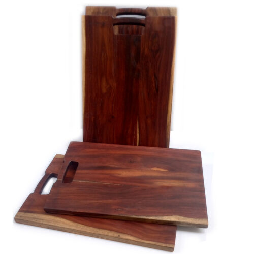Elegance (2) Rosewood Elegance Face Grain Cutting Board - 17" x 11"