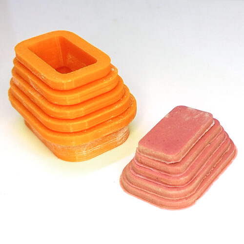 Graduated Rounded Rectangle Clay Cutters - 5 Pieces Set Polymer Clay Cutter