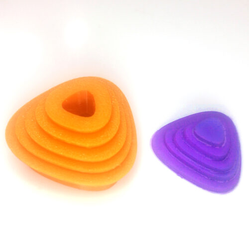 Graduated Rounded Triangle (4) Rounded Triangle Clay Cutters - 5 Pieces Set Polymer Clay Cutter