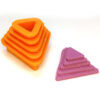 Graduated Triangle Clay Cutters - 5 Pieces Set Polymer Clay Cutter