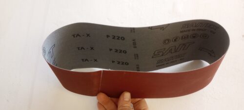 P220 SAIT Sanding Belt - 220 Grit 100mm x 610mm Made in Italy
