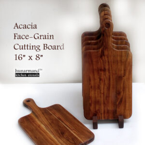Acacia Oar Face Grain Cutting Board - 16" x 8"