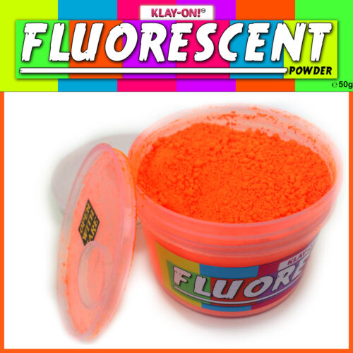 Orange_2 Orange Fluorescent Pigment Powder for Resin, Clay and other Art & Craft