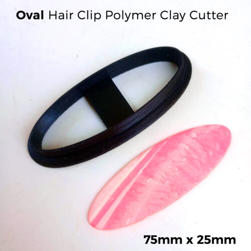 Hair Clip Clay Cutters Set of 3- Polymer Clay Cutter