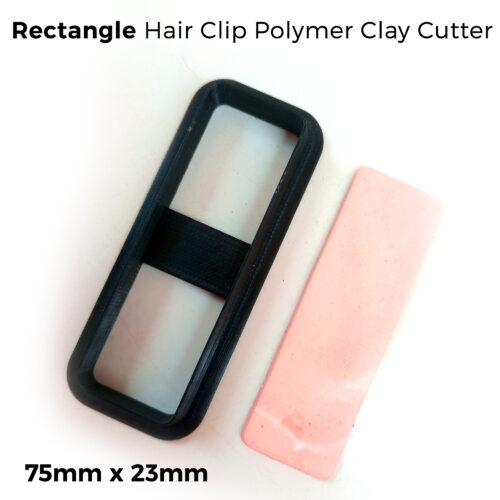 Hair Clip Clay Cutters Set of 3- Polymer Clay Cutter