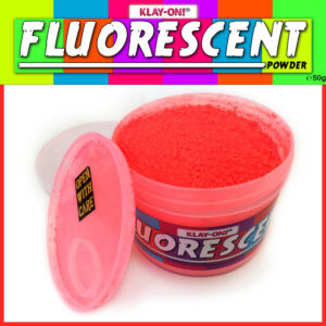 Reddish Orange Fluorescent Pigment Powder for Resin, Clay and other Art & Craft