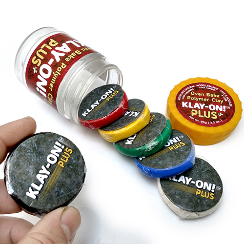 Klay On Plus Polymer Clay Oven Bake 06 Colors - 90g