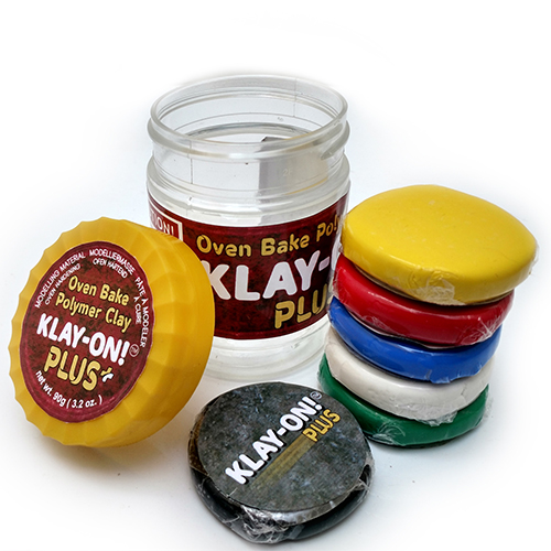 Klay On Plus Polymer Clay Oven Bake 06 Colors - 90g