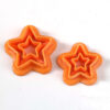 Star Hoop Clay Cutters - 2 Pieces Set Polymer Clay Cutter