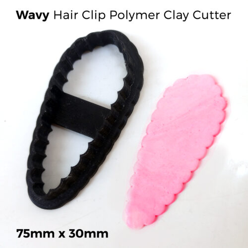 Hair Clip Clay Cutters Set of 3- Polymer Clay Cutter