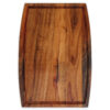 Acacia Parabola Face Grain Cutting Board - 17" x 11"