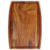 Acacia Parabola Face Grain Cutting Board - 17" x 11"